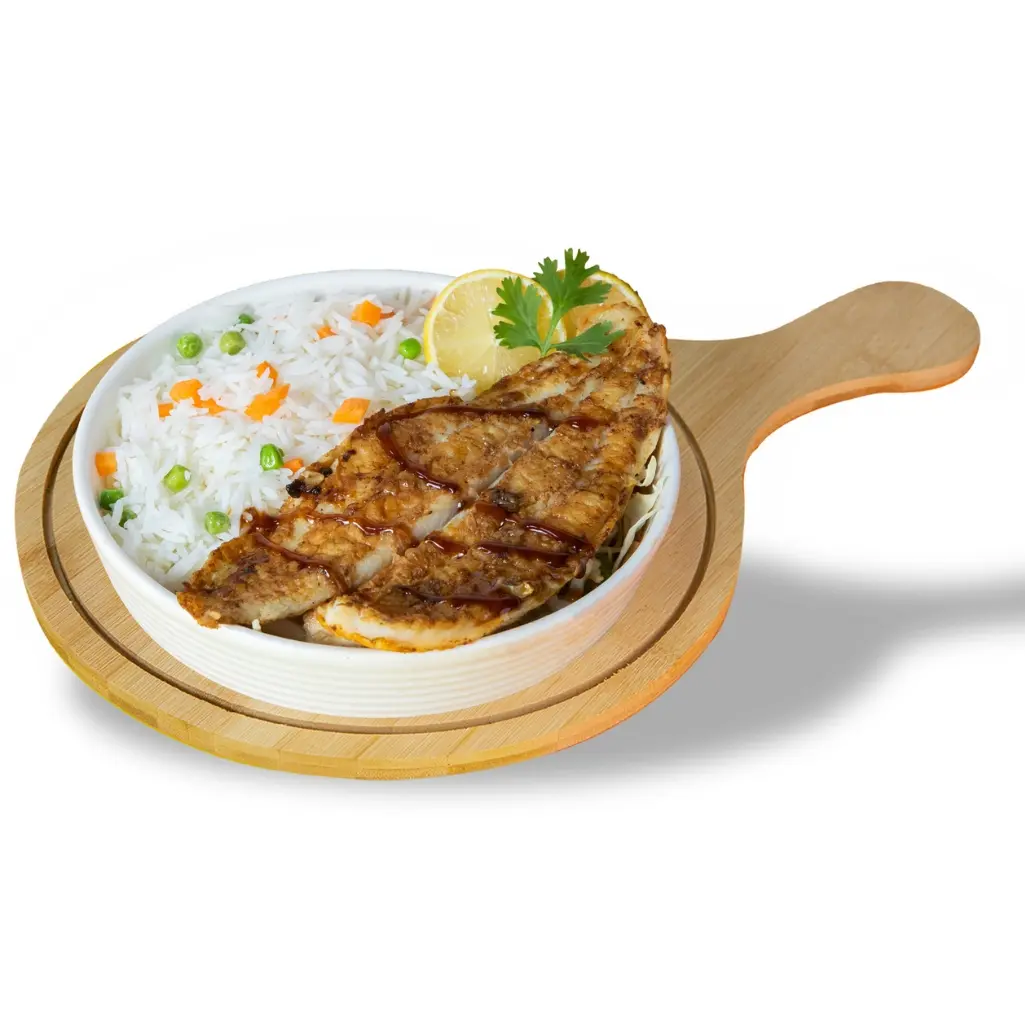Hammour Fillet With Rice